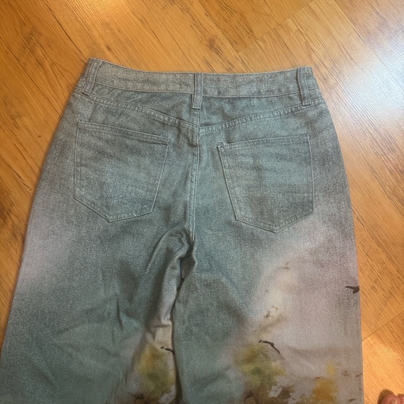 Wildlife Outdoor WideLeg Denim Jeans Baggy Sz 9 - Picture 5 of 12